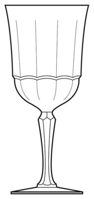 Arcade Bengale by Arcoroc - Water / Wine Goblet - 4 available