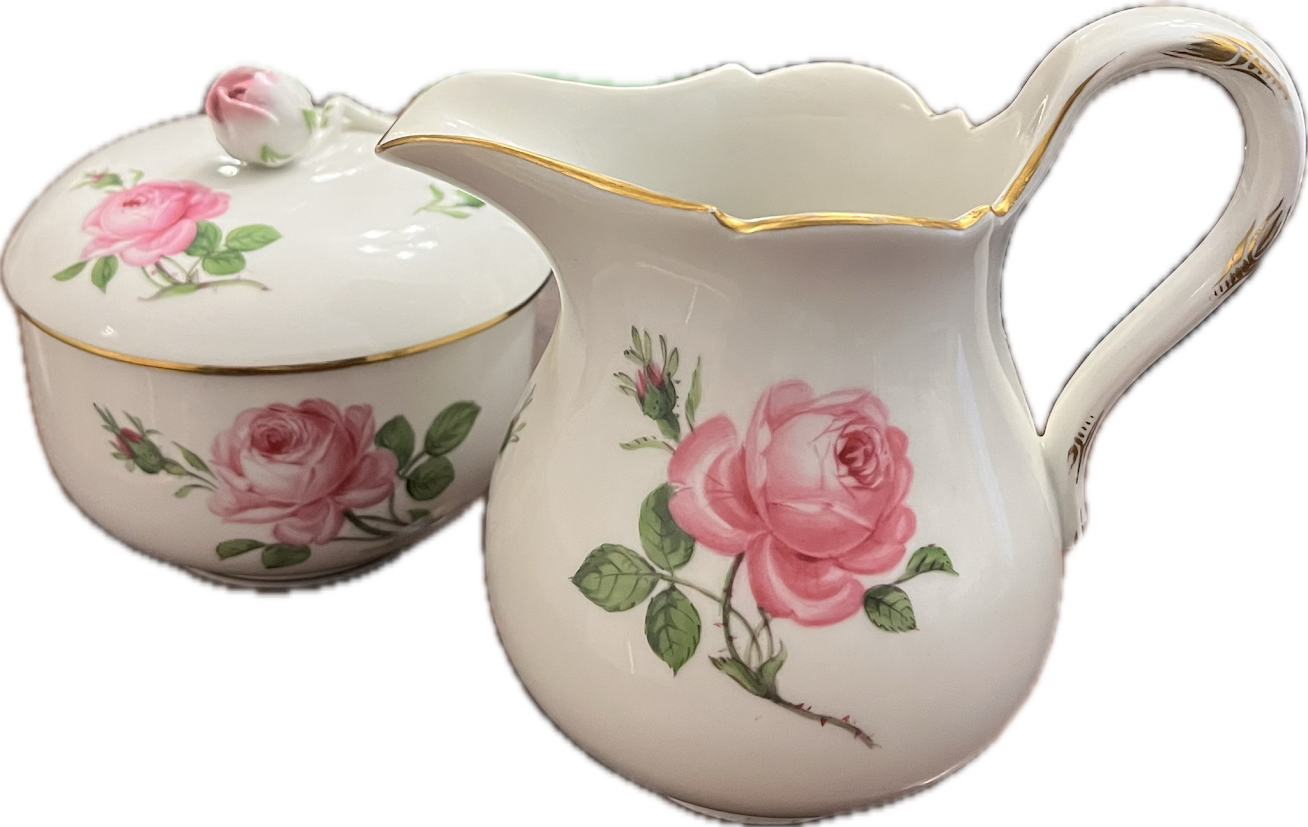 Rose Pink by Meissen - Sugar Bowl - 1 available
