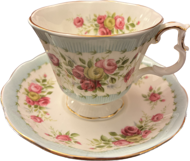 Gaiety Series Two-Step by Royal Albert - Teacup & Saucer - 1 available