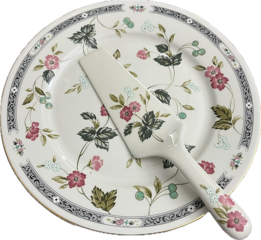 Garden Splendor by Andrea by Sadek - Cake Plate & Server - 1 available