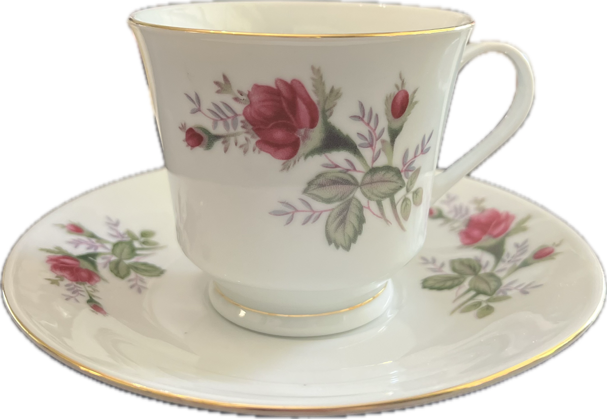 Rosebud Excellence - Teacup & Saucer - 1 available