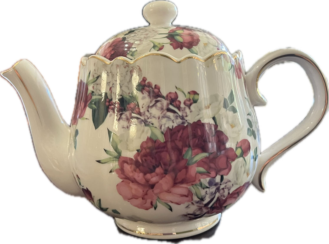 Burgundy Rose by Grace's Teaware - Tiered Tray - 1 available