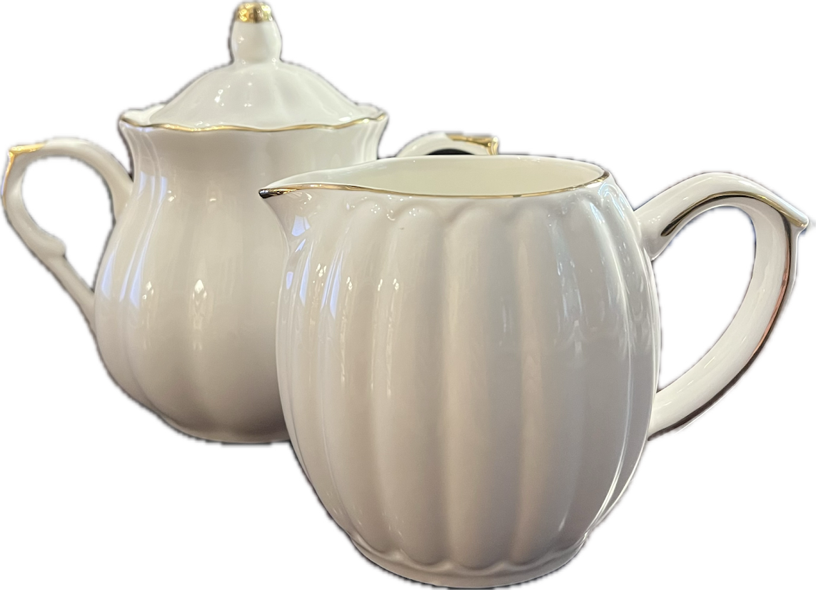 Scallop White by Grace's Teaware - Creamer - 1 available