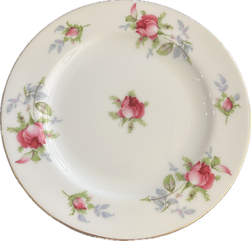Dresden Rose by Norcrest - Salad / Dessert Plate - 6 available