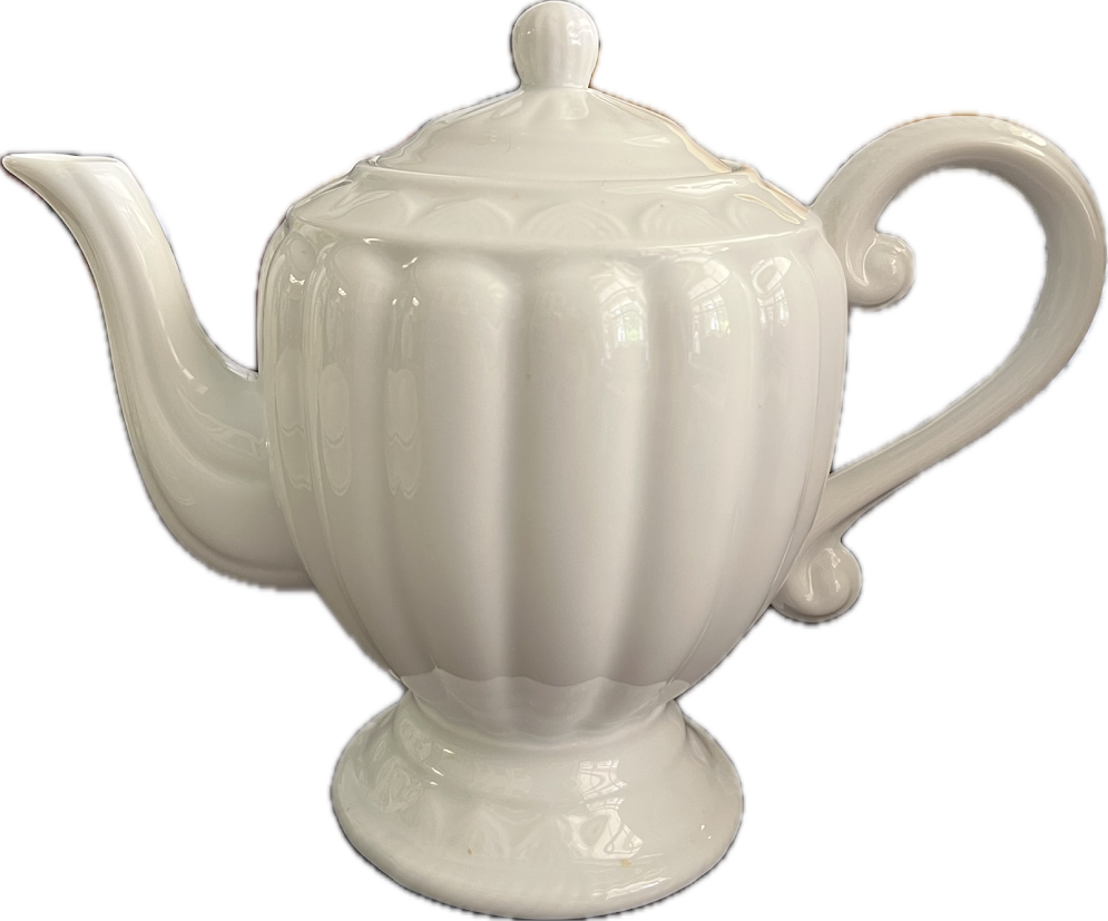 Winter White by Godinger & Co - Teapot - 1 available