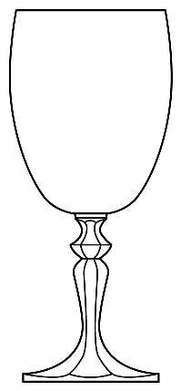 Ingrid Andrea by Bohemia Crystal-Crystalex - Water / Wine Goblet - 2 available