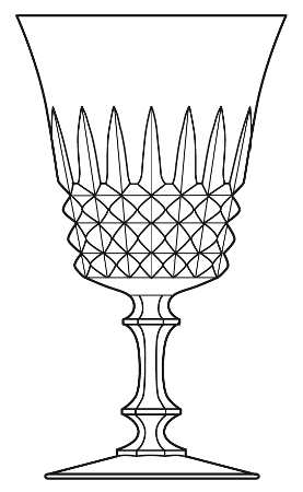 Tuilleries Villandry by Cristal D'Arques-Durand - Wine Goblet - 7 available