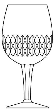 Clarendon by Royal Doulton - Water / Wine Goblet - 1 available