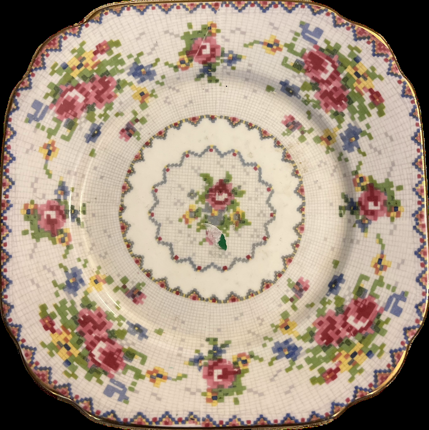 Petit Point by Royal Albert - Salad / Dessert Plate - 1 available