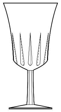 Regency by Cristal D'Arques-Durand - Water / Wine Goblet - 10 available