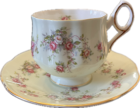 Rosamund by Rosina-Queens - Teacup & Saucer - 1 available