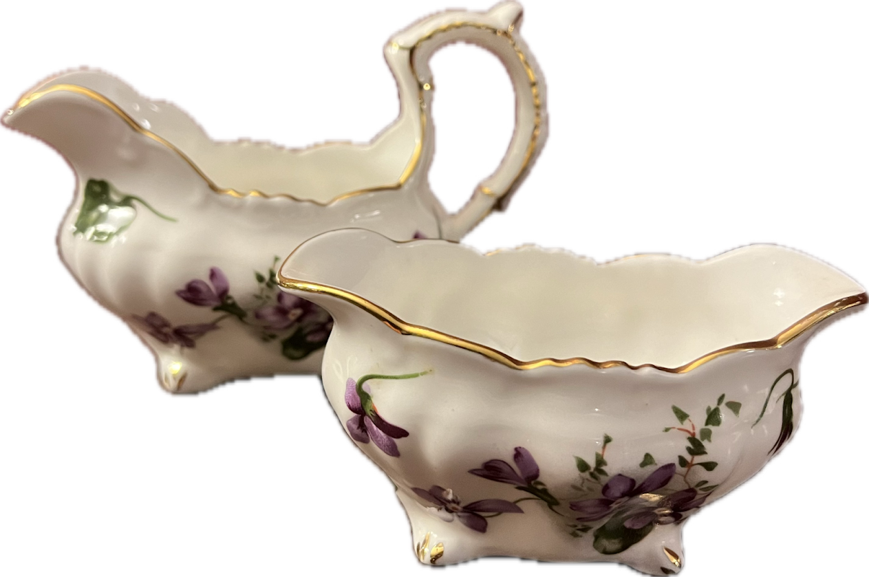 Victorian Violets by Hammersley - Demitasse Cup & Saucer - 1 available