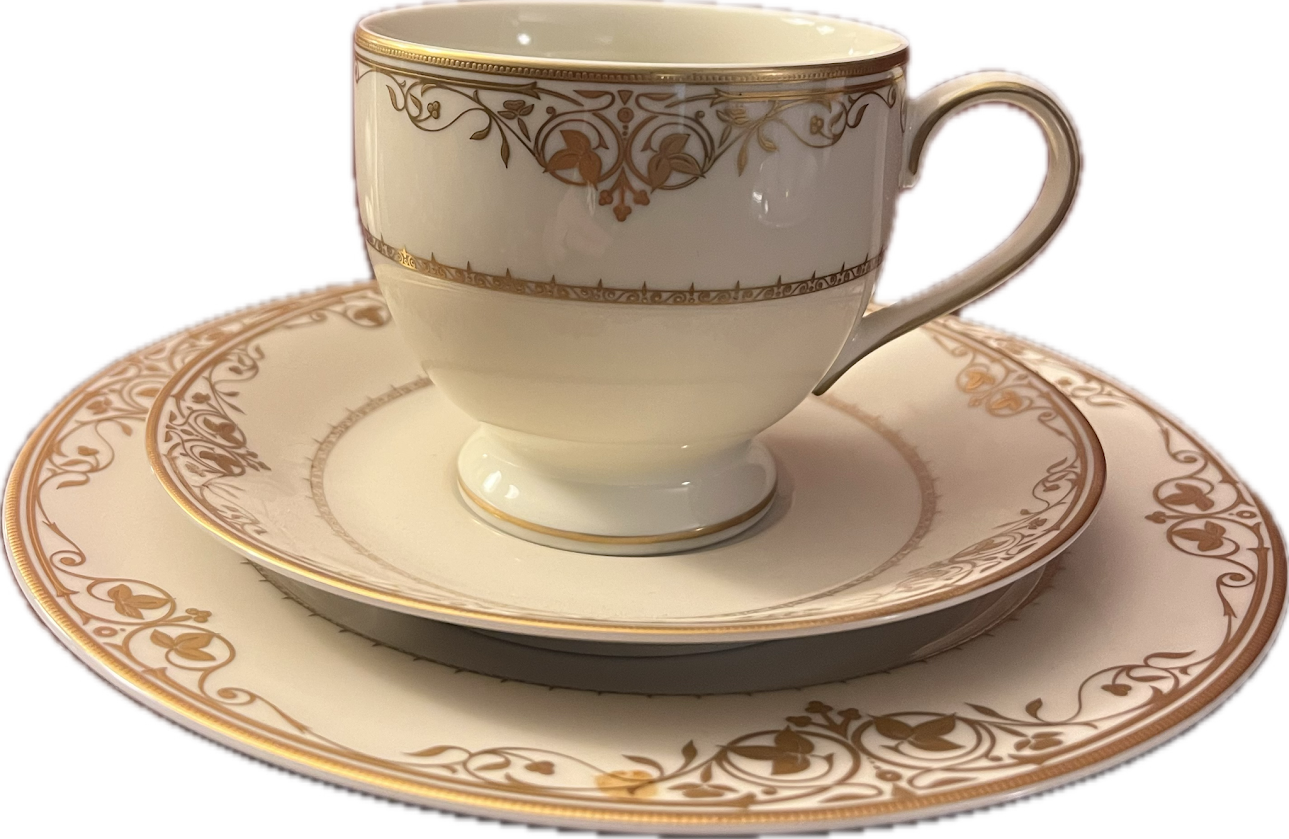 Villa Gold by Mikasa - Teacup & Saucer - 1 available