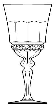 Fontainebleau by Cristal D'Arques-Durand - Water / Wine Goblet - 4 available