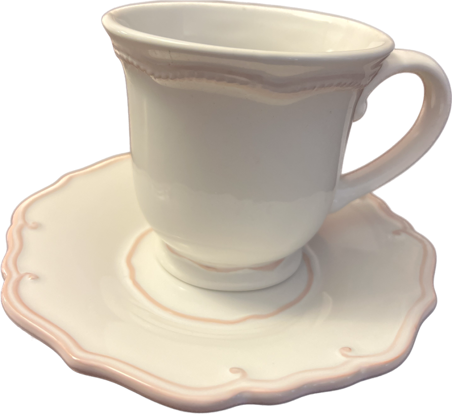 Hen-Feathers by Pear Espalier - Luncheon Plate - 6 available