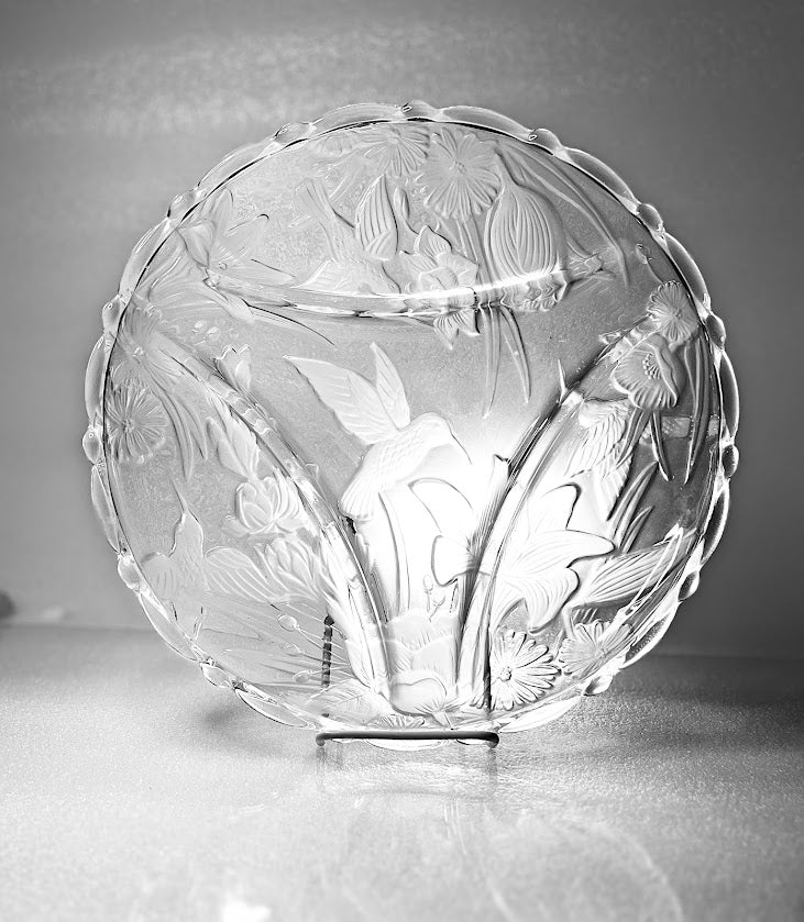 Paradise Garden by Crystal Studios - Crystal Platter - 1 available