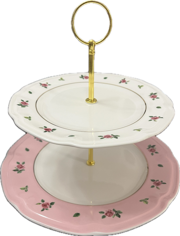 Rose Bud by Grace's Teaware - Tiered Serving Tray - 1 available