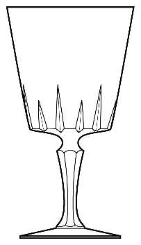 Versailles by Cristal D'Arques - Durand - Wine Goblet - 5 available