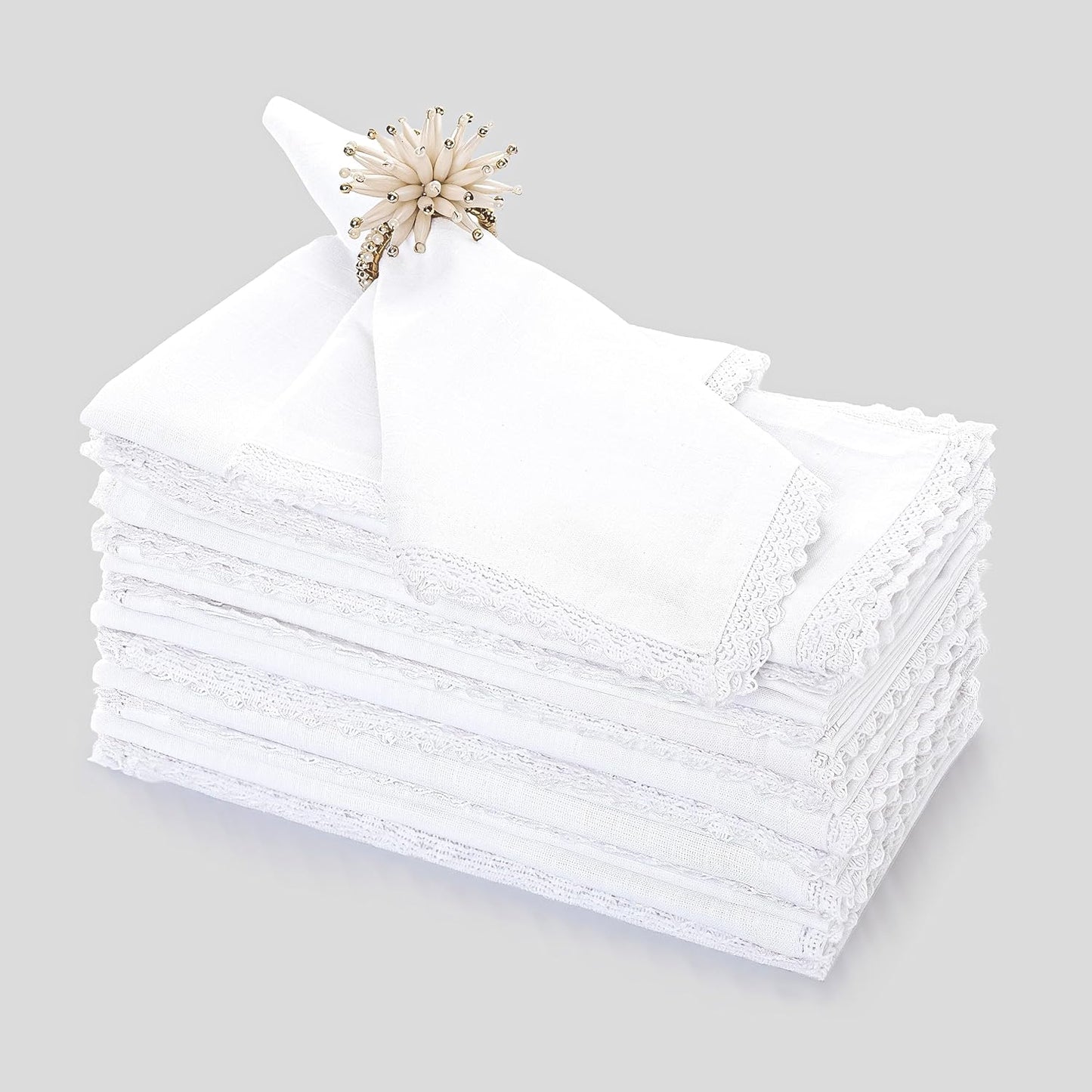 White Dinner Napkins - 20x20 - 150 available