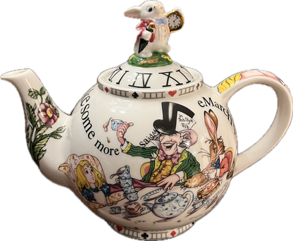 Alice in Wonderland's Cafe by Cardew Design - Teapot - 1 available Alice in Wonderland's Cafe by Cardew Design - Teapot - 1 available