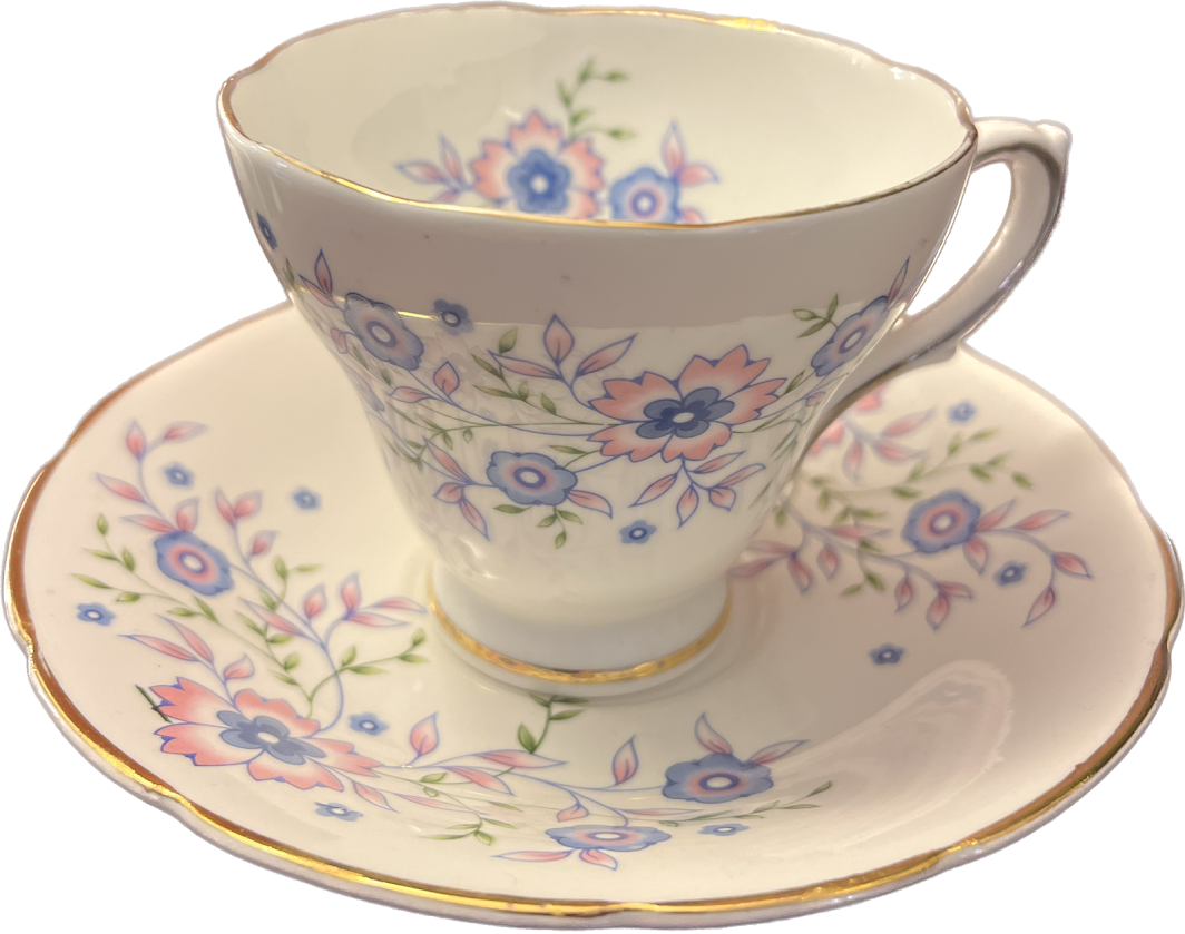 Blue Blossoms by Avon - Teacup & Saucer - 1 available