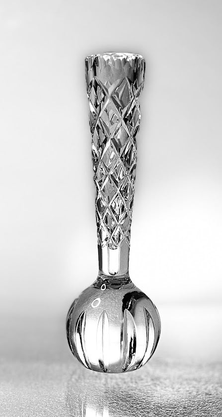 Bohemian Czech - Crystal Vase - 1 available