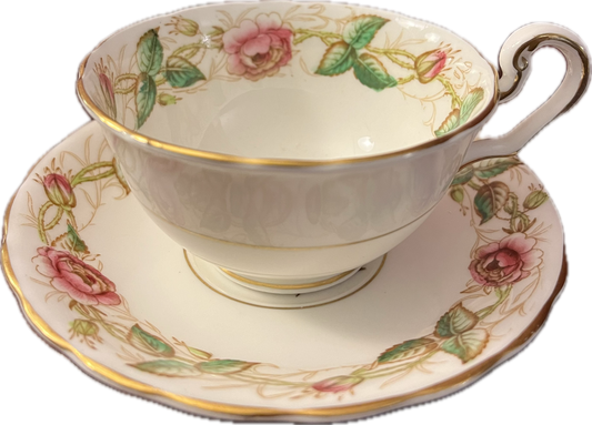 Chelsea by Victoria C&E Bone China - Teacup & Saucer - 1 available