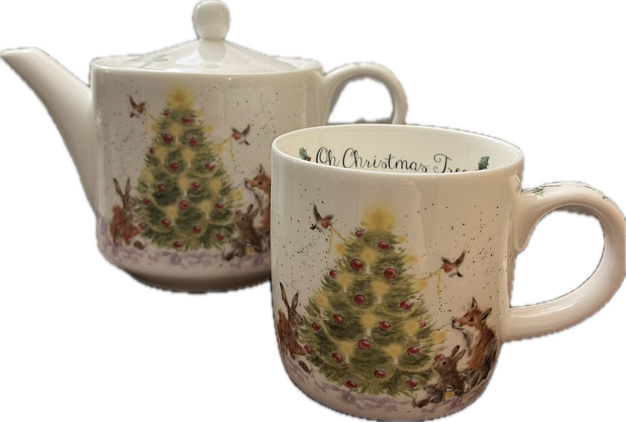 Oh Christmas Tree by Wrendale - Teapot - 1 available