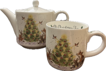 Oh Christmas Tree by Wrendale - Teapot - 1 available