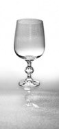 Claudia by Import Assoc - Water / Wine Goblet Platinum - 1 available