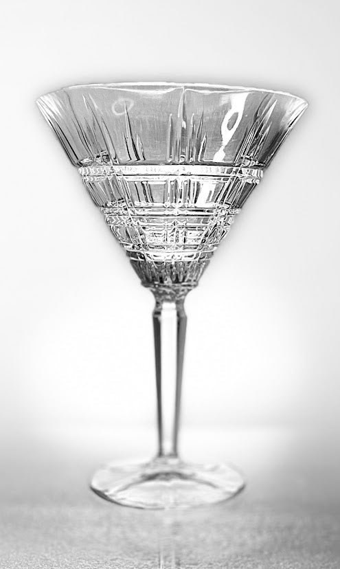 Crosby by Waterford - Crystal Martini Goblet - 2 available