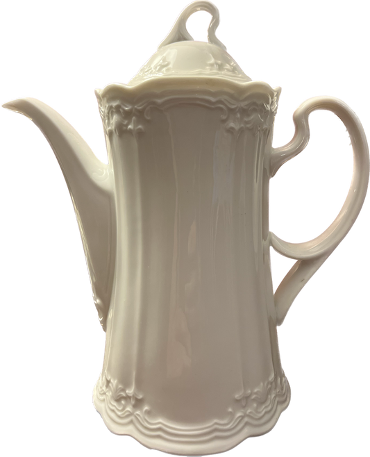 Exquisite White Coffee Pot - 1 available