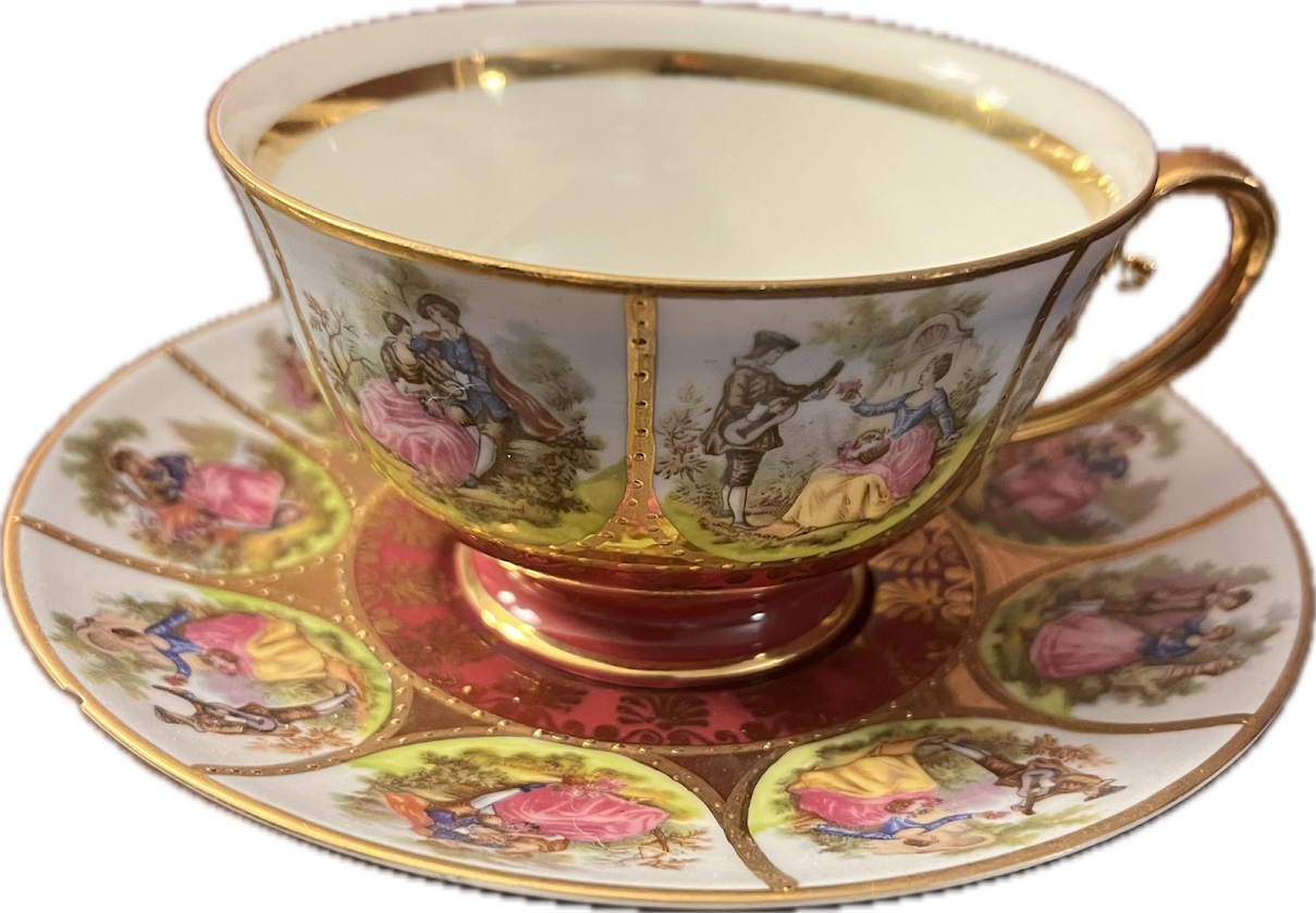 Fragonard by Bavaria - Teacup & Saucer - 1 available