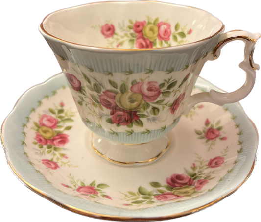 Gaiety Series Two-Step by Royal Albert - Teacup & Saucer - 1 available