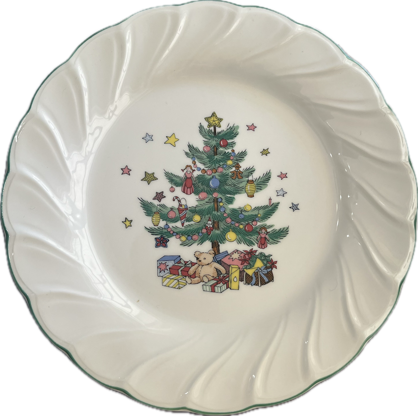 Happy Holidays by Nikko - Salad / Dessert Plate - 4 available
