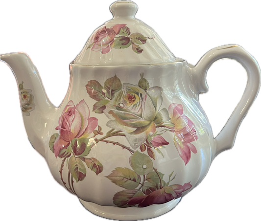 Blush Rose by Royal Caldone - Teapot - 1 available