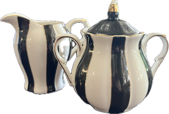 Black Scallop by Grace's Teaware - Creamer - 1 available