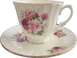 Rosecroft Manor by British Exchange Collection - Teacup & Saucer - 1 available