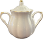 Scallop White by Grace's Teaware - Sugar Bowl - 2 available