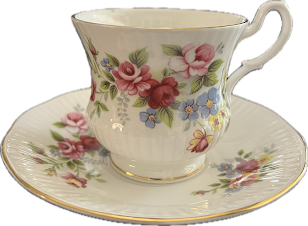Rosewood Charm by Royal Devon - Teacup & Saucer - 1 available