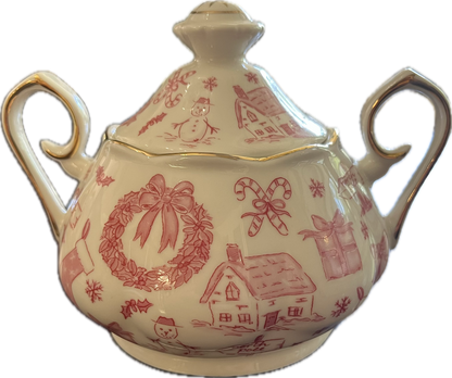 Pink Bow by Grace's Teaware - Sugar Bowl - 1 available