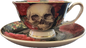 Skull & Roses by Grace's Teaware - Teacup & Saucer - 2 available