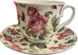 Pink Roses by Kent Pottery - Teacup & Saucer - 1 available
