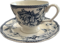 Adelaide Blue and White by 222 Fifth - Teacup & Saucer -  2 available