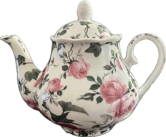 Soft Pink Roses by Kent Pottery - Teapot - 1 available