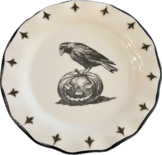 Witch Brew - Raven  - by Potter's Studio - Bread & Butter / Dessert Plate - 3 available