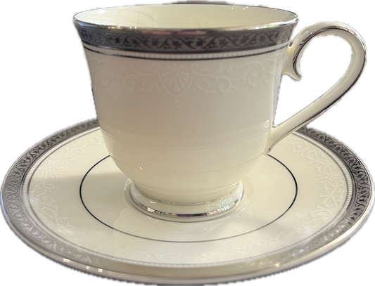 Ardmore Platinum by Noritake - Teacup & Saucer - 4 available