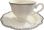 Camila by Fine Tableware - Teacup & Saucer - 2 available
