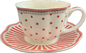 Josephine Red by Grace's Teaware - Teacup & Saucer - 1 available