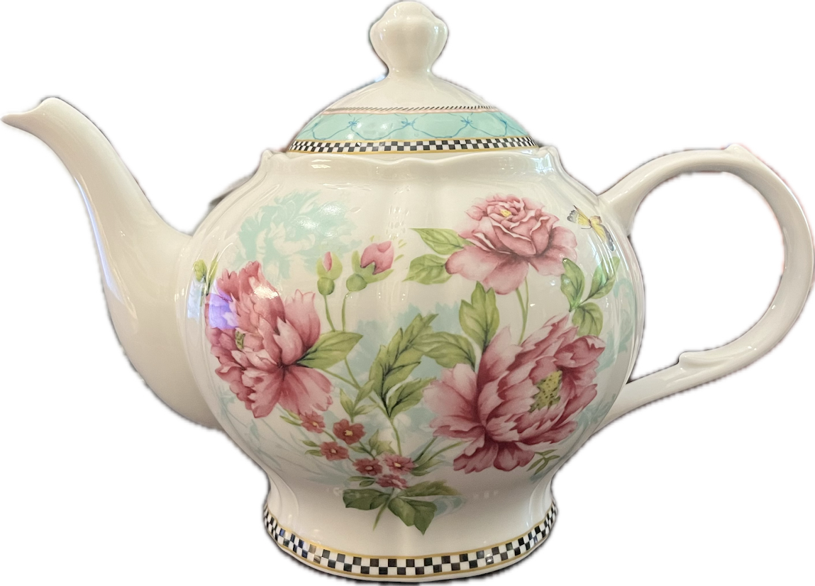 Peony Garden by Grace Teaware - Teapot - 1 available